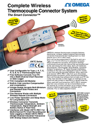 Thumbnail of document Data Sheet - UWTC-2 UW Series Compact Wireless Thermocouple/RTD Transmitter